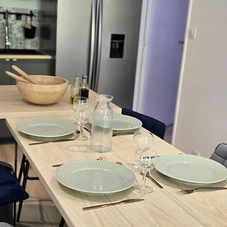 T5 Climatise 4 Avec Parking - Eurexpo Apartment